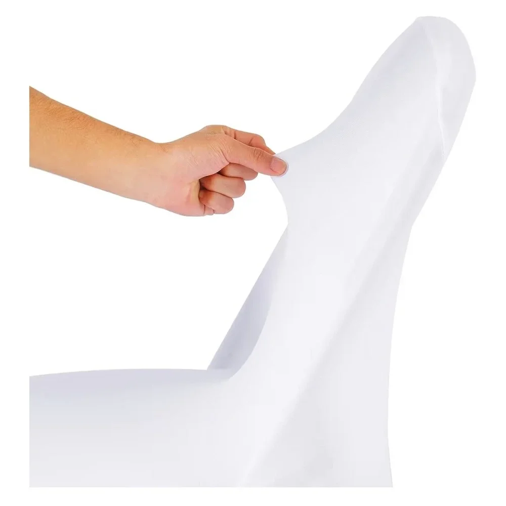 White Spandex Chair Covers‎ Set of 10 Stretch Banquet Event Decor